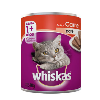 Imagen de Alimento Húmedo Paté WHISKAS Gato Adulto Carne 340 g
