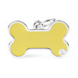 Imagen de Chapita Hueso Xl Logo Amarillo Basic Handmade
