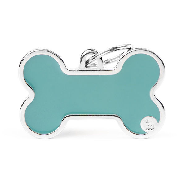 Imagen de Chapita hueso celeste Ferplast XL