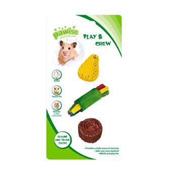 Imagen de JUGUETE PAWISE WOODLOOFAH N3 PARA ROEDORES