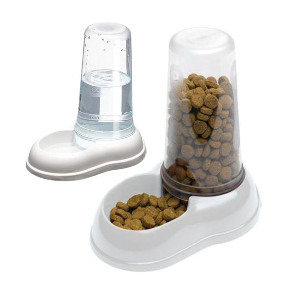 Imagen de Dispensador De Comida y Agua FERPLAST Azimut 3L - Colores Varios