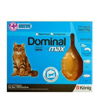 Imagen de Pipeta Antipulgas DOMINAL MAX Gato - Menores de 4 kg