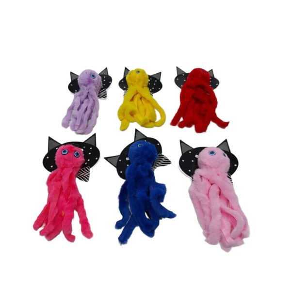 Imagen de Juguete Para Gato LILI MASCOTA Pulpo Peluche KP-284