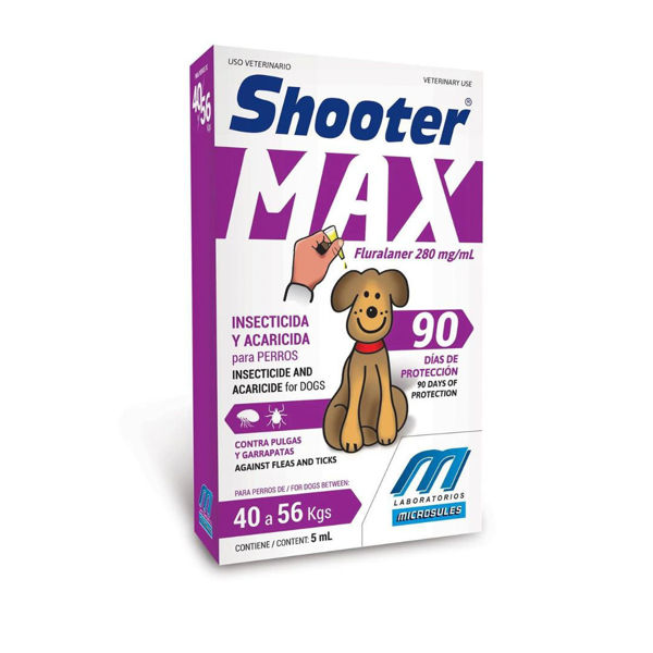 Imagen de Pipeta Antipulgas Shooter Max Perros 40Kg a 56Kg (3 meses)
