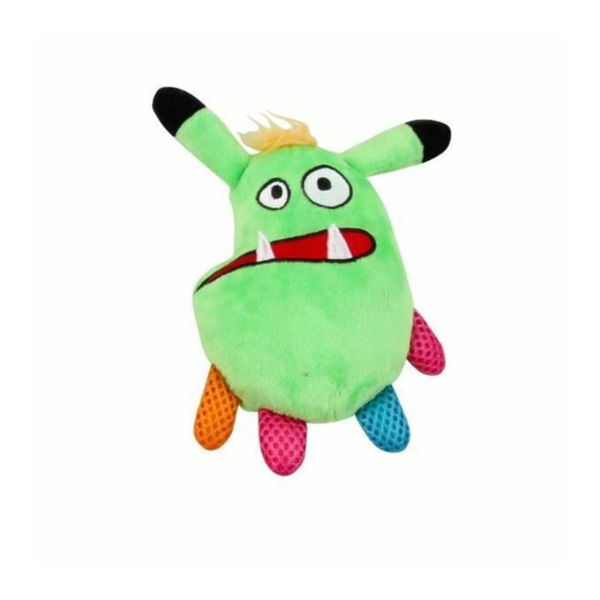 Imagen de Juguete Para Perro PAWISE Peluche Monstruo Little Monster - Color Verde