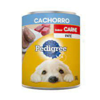 Imagen de Snack Lata Paté PEDIGREE Perro Cachorro Sabor Carne 340 grs