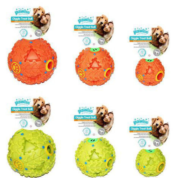Imagen de Juguete Para Perro PAWISE Pelota Giggle Treat Ball S 7 cm
