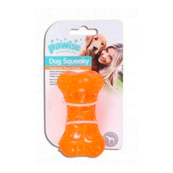 Imagen de JUGUETE PERRO PAWISE BASTÓN DE GOMA CON CHIFLE - CHICO 11 CM