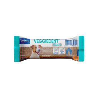 Imagen de Snack Tira Masticable VEGGIEDENT FRESH S Contra el Sarro y Mal Aliento - 1 unidad