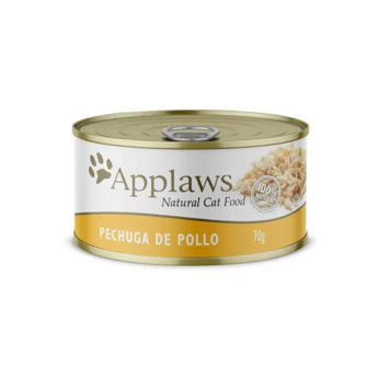 Imagen de Alimento Húmedo Lata APPLAWS Gato Chicken Breast 70 grs