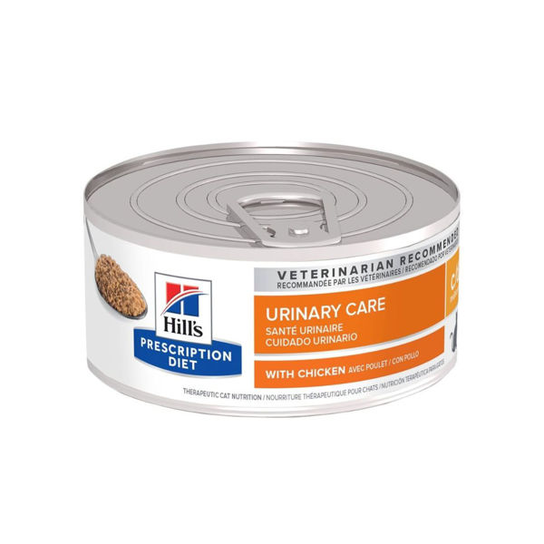Imagen de Alimento Húmedo Lata Paté HILLS C/D Para Gato 156 grs