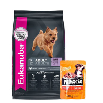 Imagen de Alimento EUKANUBA Perro Adulto Raza Pequeña 3 kg + Regalo