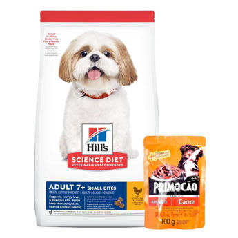 Imagen de Alimento HILLS Perro Senior Small Bites Raza Pequeña 2 kg + Regalo