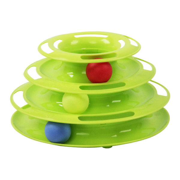 Imagen de Juguete Para Gato PAWISE Track Tower - Verde