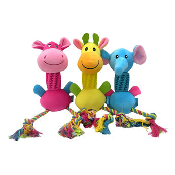 Imagen de Juguete Para Perro ANIMAL PLANET Animal Cuello De Toba Chirriante