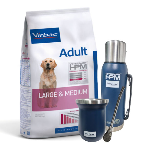 Imagen de Alimento VIRBAC HPM Perro Adulto Raza Mediana y Grande 24 kg + Regalo