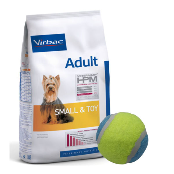 Imagen de Alimento VIRBAC HPM Perro Adulto Raza Pequeña y Toy 3 kg + Regalo