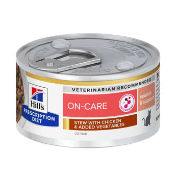 Imagen de Alimento Húmedo Lata Paté HILLS Para Gato Onc Care Sabor Pollo y Vegetales 82 grs