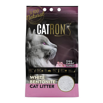 Imagen de Arena Sanitaria Aglomerante CATRON Olor Talco Para Bebés 5 Lts / con avería