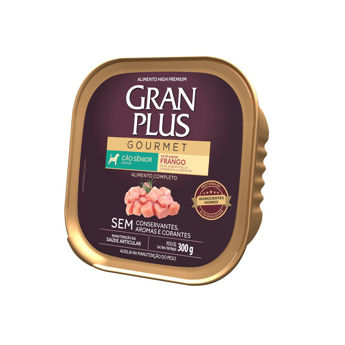 Imagen de Snack Paté GRAN PLUS Perro Senior Sabor Pollo 300grs