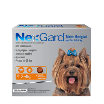 Imagen de Antipulgas y Garrapatas NEXGARD 2 a 4 Kg - 1 Comprimido
