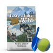Imagen de Alimento TASTE OF THE WILD Pacific Stream (Grain Free) Perro Cachorro Todas las Razas Sabor Salmón 12,2 kg + Regalo