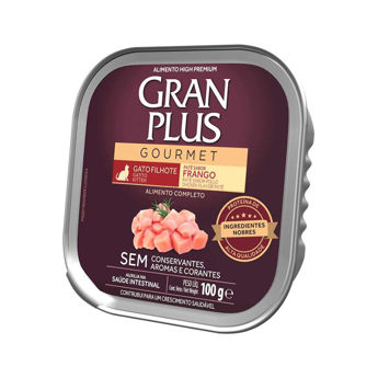 Imagen de Snack Paté GRAN PLUS Gato Cahorro Sabor Pollo 100grs