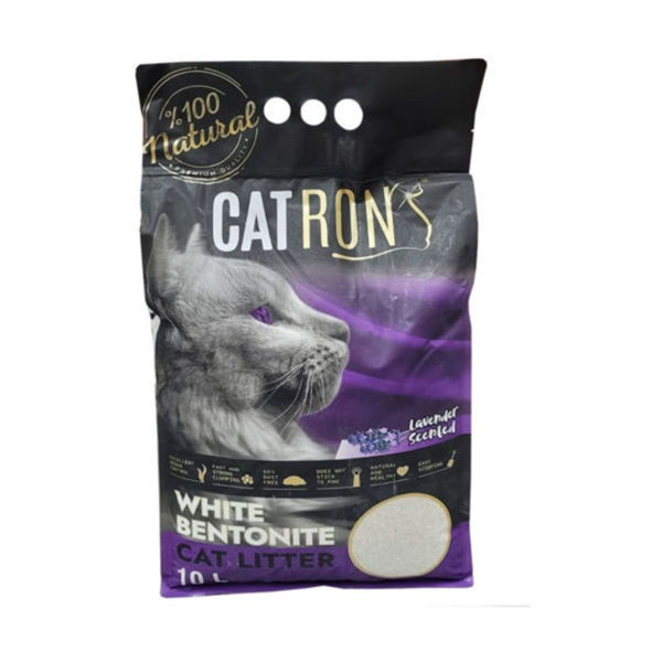 Imagen de Arena Sanitaria Aglomerante CATRON Olor Lavanda 10 Lts / con avería