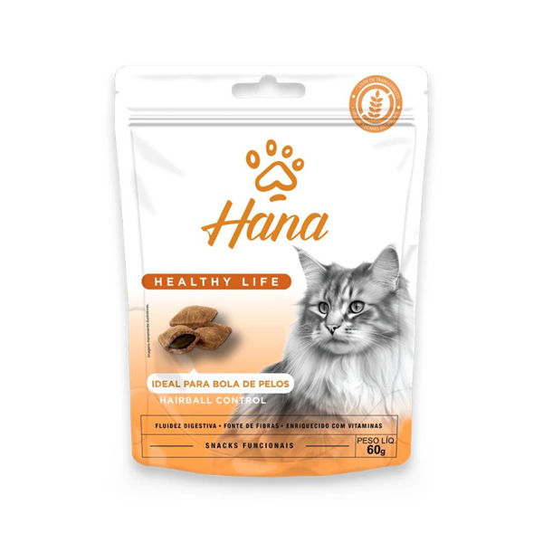 Imagen de Snack HANA Healty Life Bola De Pelo Para Gato 60 grs