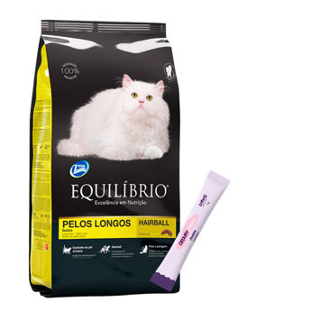 Imagen de Alimento EQUILIBRIO Gato Pelo Largo 1,5 kg + Regalo