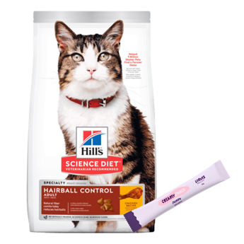 Imagen de Alimento HILLS Gato Hairball Control 1,6 kg + Regalo