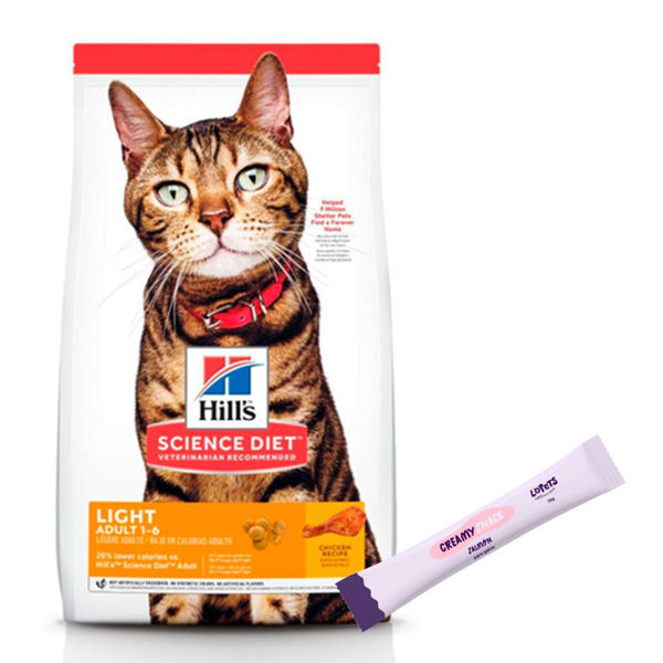 Imagen de Alimento HILLS Gato Light 1,8 kg + Regalo