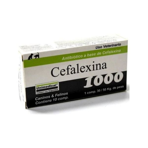 Imagen de Antibiótico CEFALEXINA 1000 - 10 Comprimido