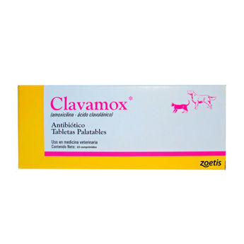 Imagen de Antibiótico CLAVAMOX 250 mg - 10 Comprimidos