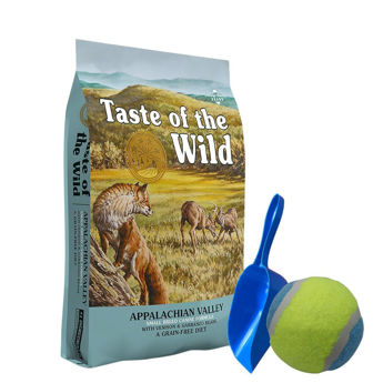 Imagen de Alimento TASTE OF THE WILD Appalachian Valley (Grain Free) Perro Adulto Raza Pequeña Venado y Garbanzo 12,2 kg + Regalo