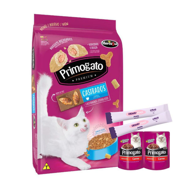 Imagen de Alimento PRIMOGATO Premium Gato Adulto Castrado 10 kg + Regalo