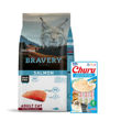 Imagen de Alimento BRAVERY Gato Adulto Castrado Sabor Salmón 2 kg + Regalo