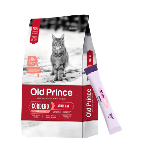 Imagen de Alimento OLD PRINCE Gato Adulto 1 kg + Regalo