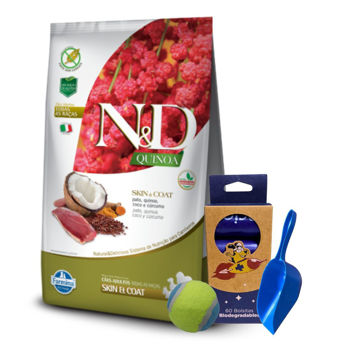 Imagen de Alimento NYD Perro Quinoa Piel y Pato Piel Sensible 10 kg + Regalo