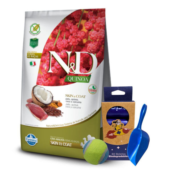 Imagen de Alimento NYD Perro Quinoa Piel y Pato Piel Sensible 10 kg + Regalo