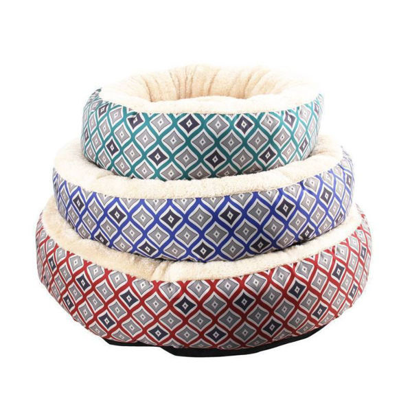 Imagen de Cama Para Perro PAWISE Redonda Color Verde - 56 cm