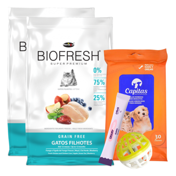 Imagen de Alimento BIOFRESH Gato Cachorro Pollo 3 kg + Regalo