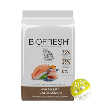Imagen de Alimento BIOFRESH Gato Senior Pescado Blanco y Salmón 1,5 kg + Regalo