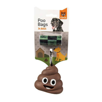 Imagen de Dispensador De Bolsas Para Materia FOFOS Emogi + 34 Bolsas