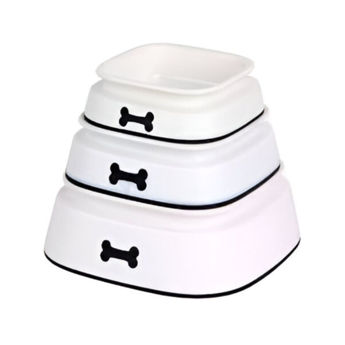 Imagen de Plato Comedero PAWISE Diseño Hueso - Grande