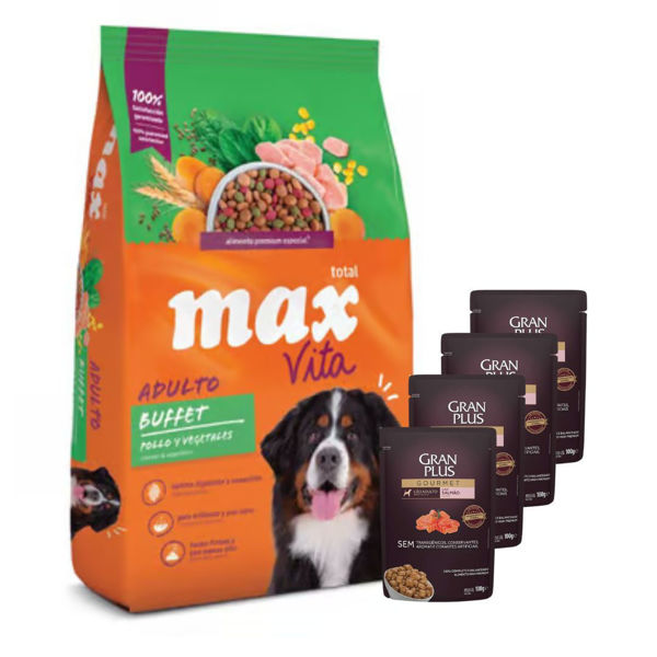 Imagen de Alimento MAX Perro Adulto Buffet Vita 20 kg + 2 kg + Regalo