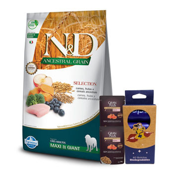 Imagen de Alimento NYD Perro Ancestral Grain Adulto Maxi Raza Grande y Gigante 15 kg + Regalo