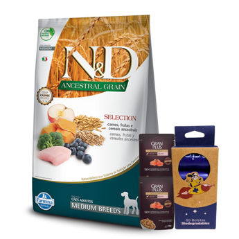 Imagen de Alimento NYD Perro Ancestral Grain Adulto Medium Raza Mediana 15 kg + Regalo
