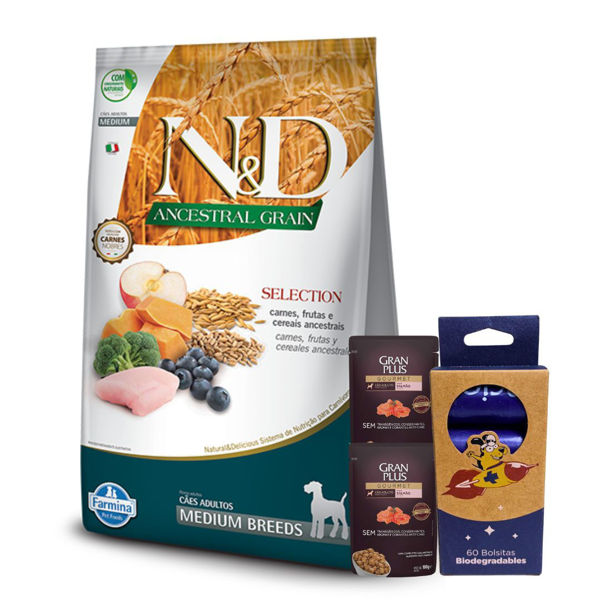 Imagen de Alimento NYD Perro Ancestral Grain Adulto Medium Raza Mediana 15 kg + Regalo