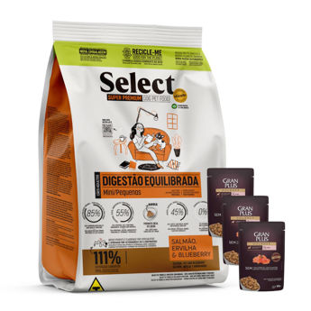 Imagen de Alimento SELECT BY MONELLO Digestión Equilibrada Perro Adulto Raza Mini y Pequeña 7 kg + Regalo